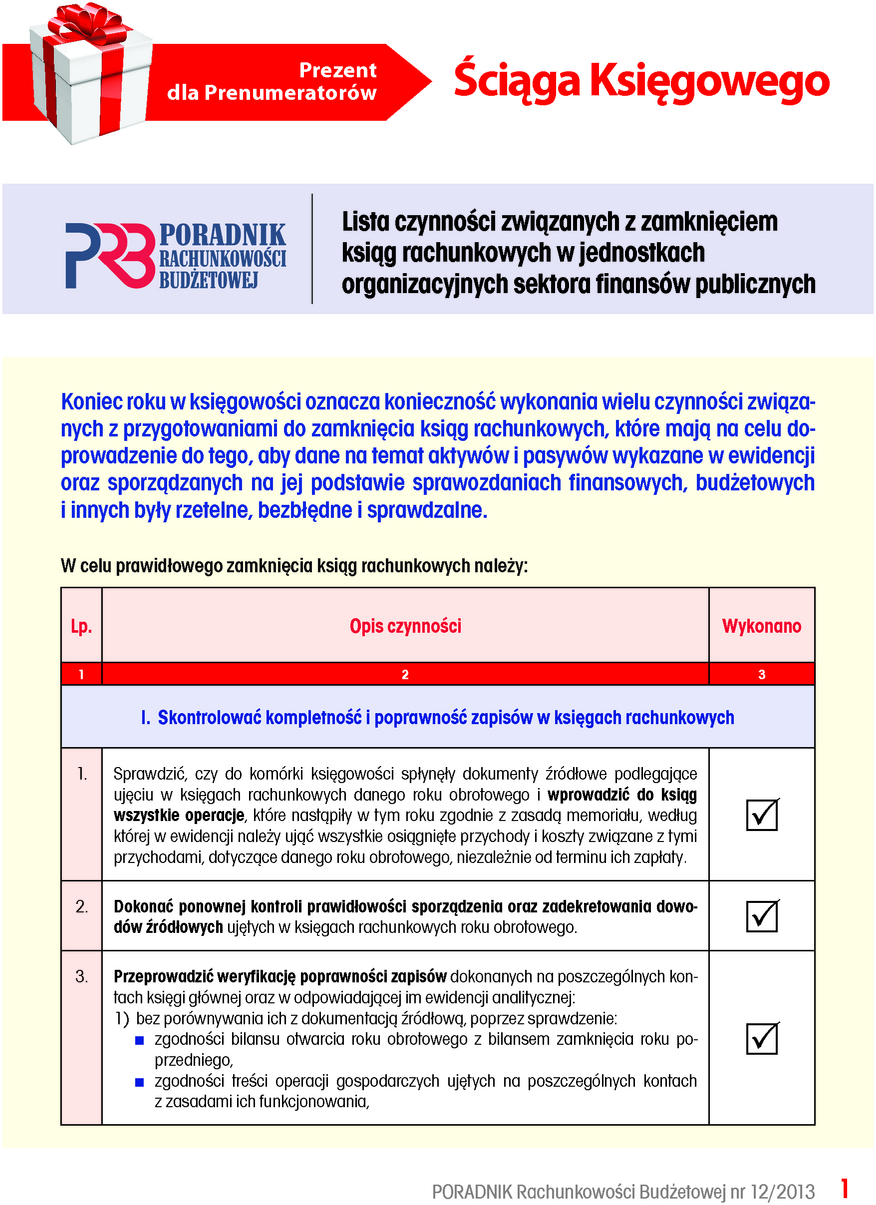Poradnik Rachunkowości Budżetowej